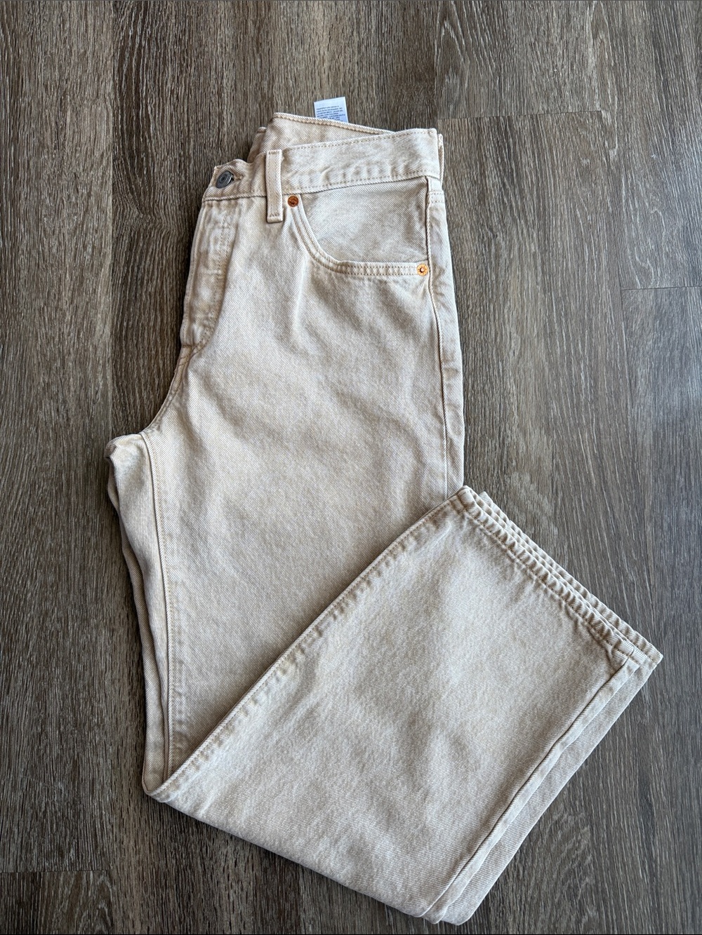 Levi's 501 Beige Jeans